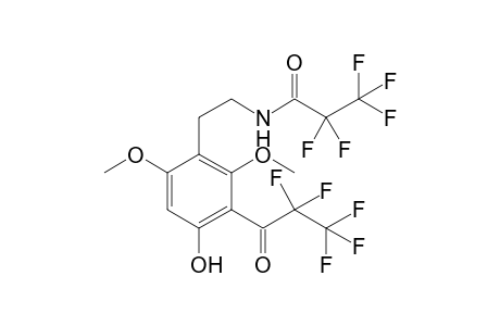2,6-Dimethoxy-4-hydroxy-phenethylamine 2PFP (N,C)