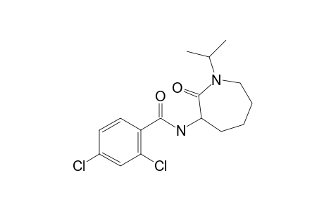 2,4-Dichloro-N-(1-isopropyl-2-oxoazepan-3-yl)benzamide