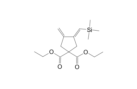 Diethyl 3-methylene-4-trimethylsilylmethylidinecyclopentane-1,1-dicarboxylate
