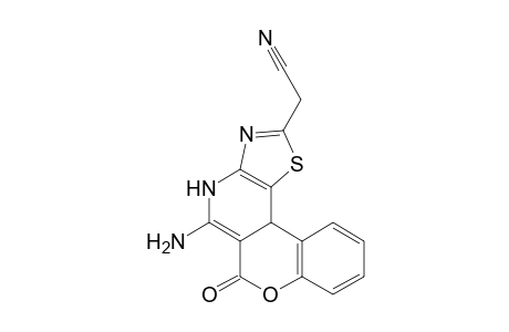 (5-Amino-6-oxo-4,11b-dihydro-6H-7-oxa-1-thia-3,4-diaza-cyclopenta[c]phenanthren-2-yl)-acetonitrile