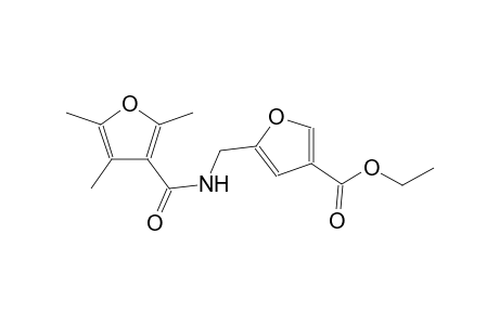 ethyl 5-{[(2,4,5-trimethyl-3-furoyl)amino]methyl}-3-furoate