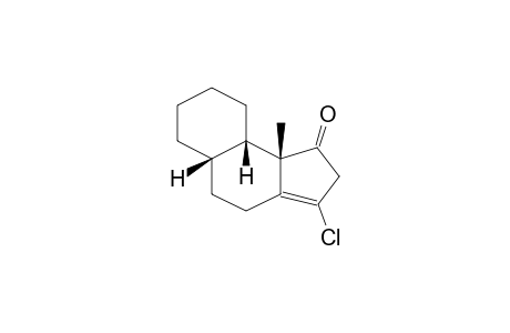 CIS-SYN-CIS-DELTA3-3-CHLORO-8-METHYL-6,7-TETRAMETHYLENEPERHYDROINDAN-1-ONE