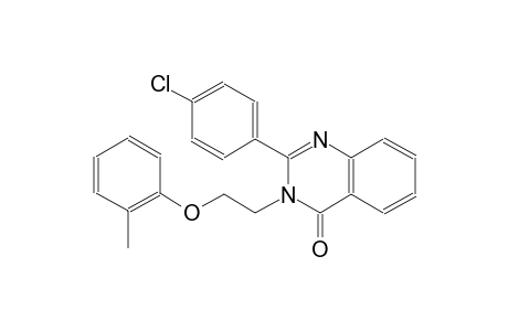 2-(4-chlorophenyl)-3-[2-(2-methylphenoxy)ethyl]-4(3H)-quinazolinone