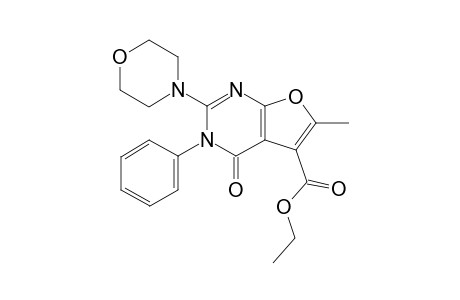 5-Ethoxycarbonyl-6-methyl-2-(morpholin-4-yl)-3-phenylfuro[2,3-d]pyrimidin-4(3H)-one
