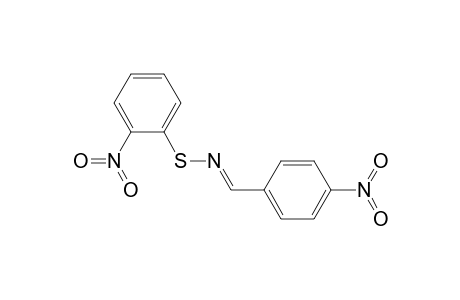 (E)-(4-nitrobenzylidene)-[(2-nitrophenyl)thio]amine