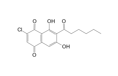 3-Chloro-6-hexanoyl-7-hydroxyjuglone