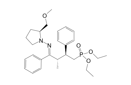 (2S,2'S,3'R/S)-(+)-1-[4'-(Diethoxyphosphoryl)-2'-methyl-1',3'-diphenylbuttylideneamino]-2-methoxymethylpyrrolidine