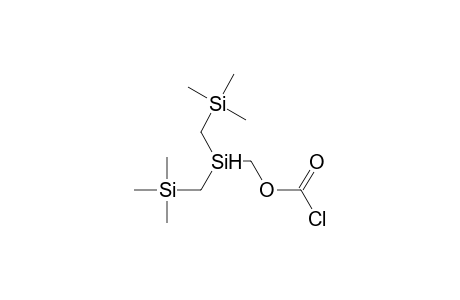(Chloroformyloxymethyl)bis[(trimethylsilyl)methyl]silane
