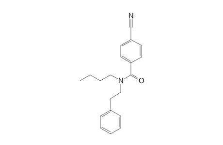 Benzamide, 4-cyano-N-(2-phenylethyl)-N-butyl-