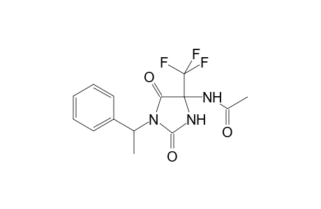 Acetamide, N-[2,5-dioxo-1-(1-phenylethyl)-4-(trifluoromethyl)-4-imidazolidinyl]-