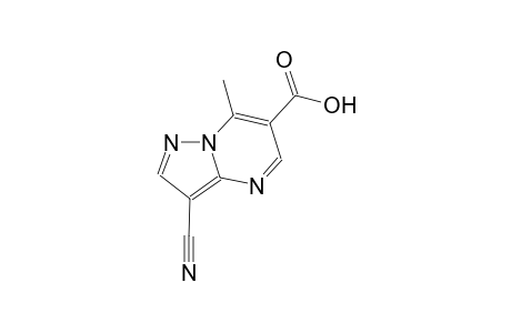 3-cyano-7-methylpyrazolo[1,5-a]pyrimidine-6-carboxylic acid