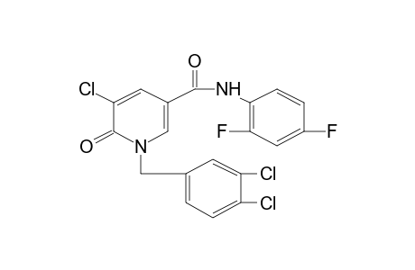 5-CHLORO-1-(3,4-DICHLOROBENZYL)-2',4'-DIFLUORO-1,6-DIHYDRO-6-OXONICOTINANILIDE