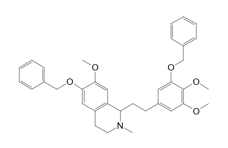 6-Benzyloxy-1-(3-benxyloxy-4,5-dimethoxyphenethyl)-7-methoxy-2-methyl-1,2,3,4-tetrahydroisoquinoline