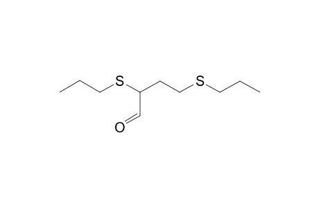 2,4-BIS-(PROPYLTHIO)-BUTANAL