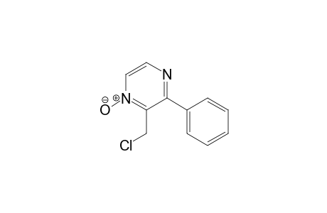 2-(chloromethyl)-1-oxidanidyl-3-phenyl-pyrazin-1-ium