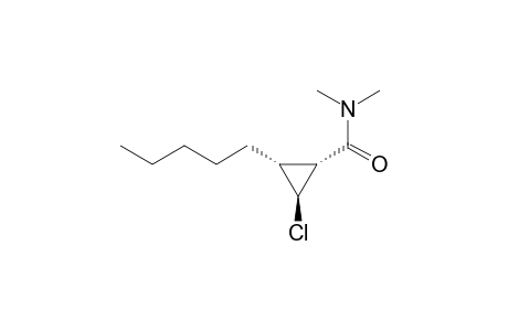 (1R*,2S*,3R*)-2-Chloro-N,N-dimethyl-3-pentylcyclopropanecarboxamide