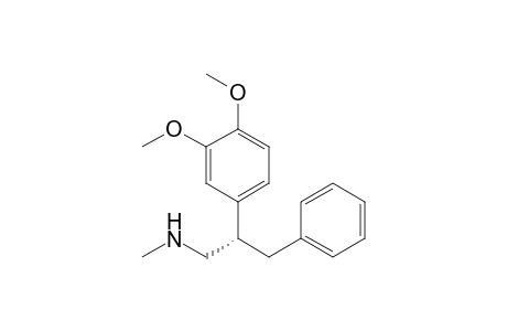 (2S)-2-(3,4-dimethoxyphenyl)-N-methyl-3-phenyl-1-propanamine