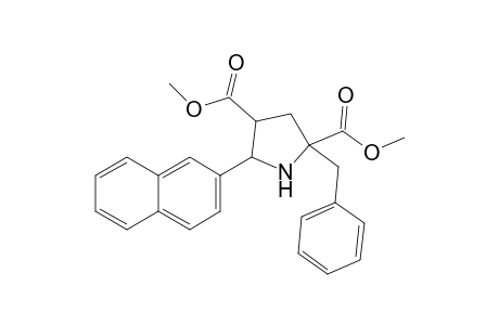 Dimethyl 2-benzyl-5-(2-naphthyl)pyrrolidine-2,4-dicarboxylate