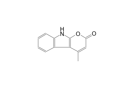 4-Methyl-9H-pyrano[2,3-b]indol-2-one