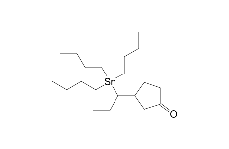 3-[1-(Tributylstannyl)propyl]cyclopentone
