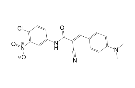 (2E)-N-(4-chloro-3-nitrophenyl)-2-cyano-3-[4-(dimethylamino)phenyl]-2-propenamide