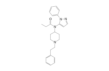 N-(1-PHENYLPYRAZOL-5-YL)-N-[1-(2-PHENETHYL)-4-PIPERIDYL]-PROPANAMIDE