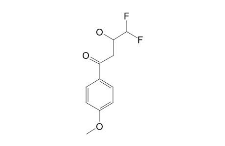 4,4-Difluoro-3-hydroxy-1-(4-methoxyphenyl)-1-butanone