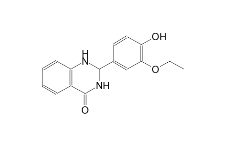 2-(3-ethoxy-4-hydroxyphenyl)-2,3-dihydro-4(1H)-quinazolinone