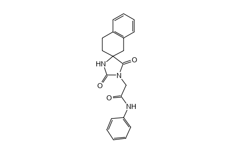 3',4'-Dihydro-2,5-dioxospiro[imidazolidine-4,2'(1'H)-naphthalene]-1-acetanilide