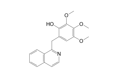 6-(1-isoquinolinylmethyl)-2,3,4-trimethoxyphenol