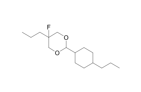 5-Fluoro-5-propyl-2-(4-propylcyclohexyl)-1,3-dioxane