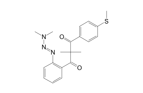 (E)-1-[2-(3,3-Dimethyltriaz-1-enyl)phenyl]-2,2-dimethyl-3-[4-(methylthio)phenyl]propane-1,3-dione