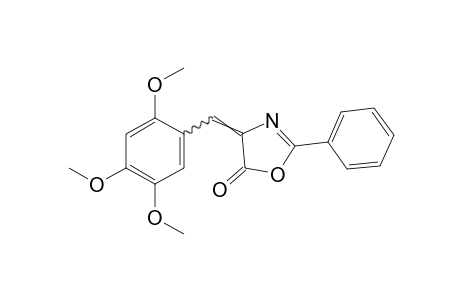 2-phenyl-4-(2,4,5-trimethoxybenzylidene)-2-oxazolin-5-one