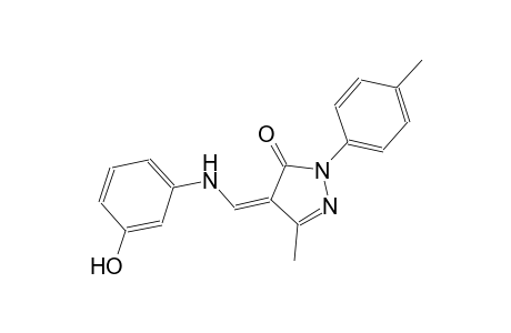 3H-pyrazol-3-one, 2,4-dihydro-4-[[(3-hydroxyphenyl)amino]methylene]-5-methyl-2-(4-methylphenyl)-, (4Z)-