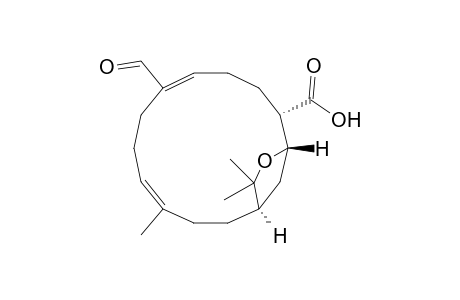 (1R,4Z,8E,12S,13S)-8-formyl-4,15,15-trimethyl-14-oxabicyclo[11.2.1]hexadeca-4,8-diene-12-carboxylic acid