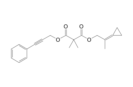 Dimethyl (2'-Cyclopropylidenepropyl) (3"-Phenylprop-2"-ynyl) Malonate