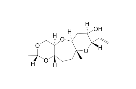 (2R,4aR,5aS,7R,8S,9aR,11aS)-2,9a-dimethyl-8-vinyldecahydro-[1,3]dioxino[5,4-b]pyrano[2,3-f]oxepin-7-ol