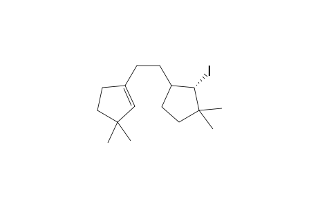 1-[2-(3,3-Dimethylcyclopenyl)ethyl]-2-iodo-3,3-dimethylcyclopentane isomer