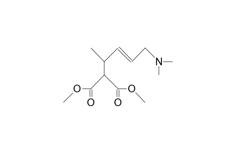 1-Dimethylamino-4-(bis(methoxycarbonyl)-methyl)-2-pentene