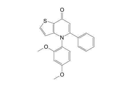 4-(2,4-Dimethoxyphenyl)-5-phenylthieno[3,2-b]pyridin-7(4H)-one