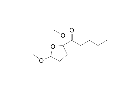 2,5-Dimethoxy-2-pentanoyltetrahydrofuran