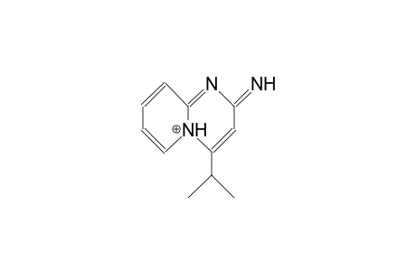 2-Imino-4-(1-isopropyl)-2H-pyrido(1,2-A)pyrimidine cation