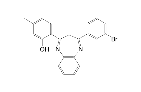 2-[4-(3-bromo-phenyl)-3H-benzo[b][1,4]diazepin-2-yl]-5-methyl-phenol
