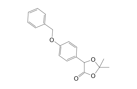 2,2-Dimethyl-5-(4-phenylmethoxyphenyl)-1,3-dioxolan-4-one
