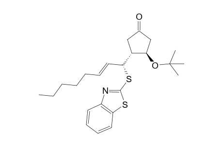 (1'R(*),2'E,3R(*),4R(*))-3-t-butoxy-4-[1'-(benzothiazol-2"-ylthio)oct-2'-enyl]cyclopentanone