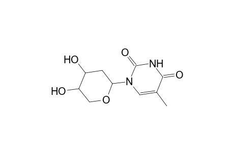 2,4(1H,3H)-Pyrimidinedione, 1-(2-deoxy-.beta.-d-erythro-pentopyranosyl)-5-methyl-