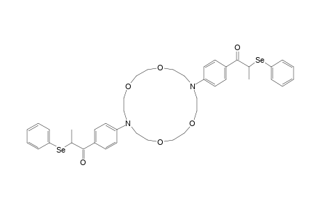 7,16-Bis[4-(1-oxo-2-phenylselenylpropyl)phenyl]-1,4,10,13-tetraoxa-7,16-diazacyclooctadecane