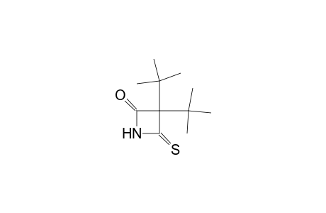 3,3-Di-tert-butyl-4-thioxo-2-azetidinone