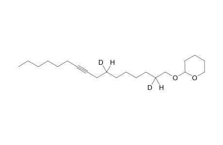 [2,7-2H2]-1-(Tetrahydropyran-2'-yloxy)hexadec-9-yne