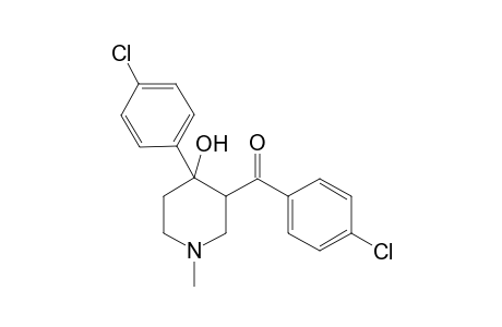 (4-chlorophenyl)[4-(4-chlorophenyl)-4-hydroxy-1-methyl-3-piperidinyl]methanone
